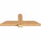 Ekena Millwork Eugene Smooth Timber Gable Bracket, Western Red Cedar, 48"W x 18"H x 3 1/2"D x 5 1/2"F, 9/12 Pitch GBW048X18X0406EUG00SWR - alternate 4